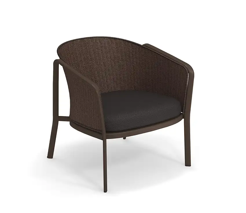 Emu - Carousel Loungesessel Thick Twist 1216, indischbraun / braun