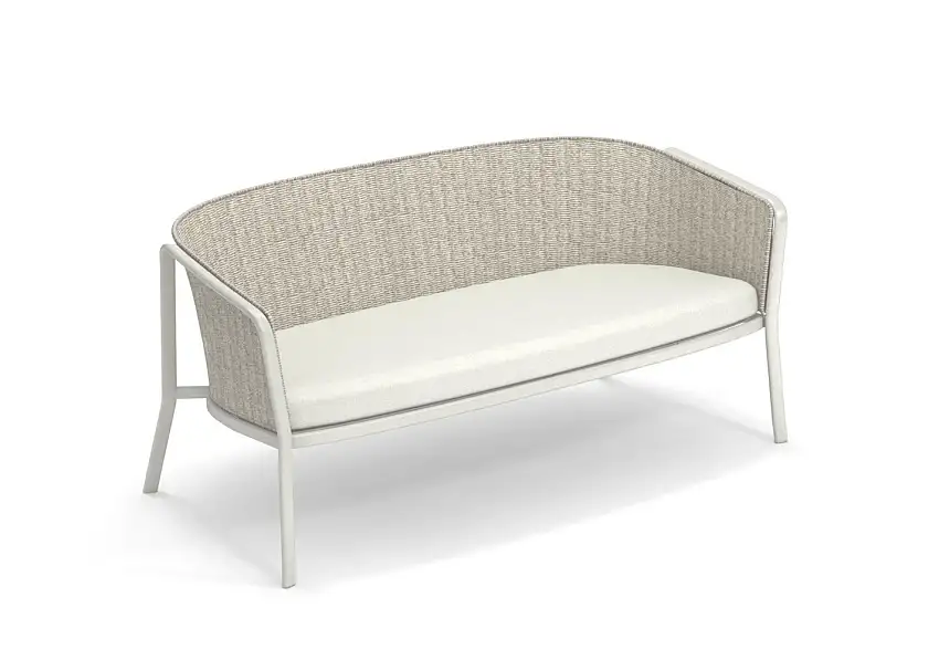 Emu - Carousel Loungesofa Thick Twist 1219, weiß / elfenbein