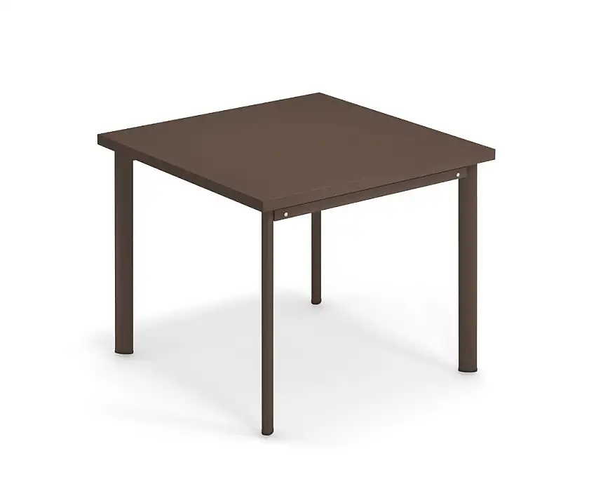 Emu - Star Tisch, 90 x 90 cm, indischbraun