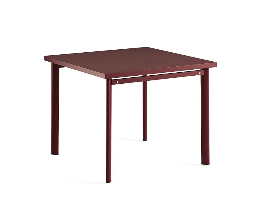 Emu - Star Tisch, 90 x 90 cm, intensives rot