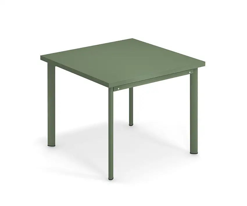 Emu - Star Tisch, 90 x 90 cm, militärgrün