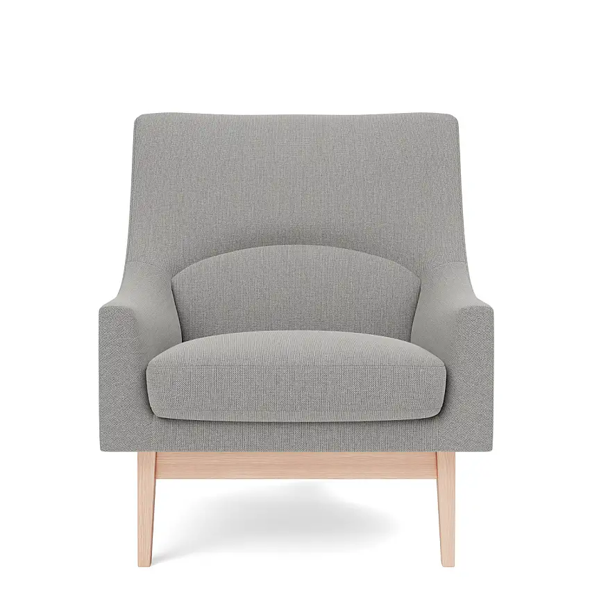 Fredericia - A-Chair Wood Base, eiche lackiert / re-wool 128