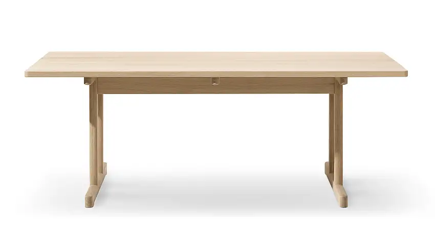Fredericia - BM86 Mogensen Shaker Esstisch, 245 x 97,5 cm, eiche geseift