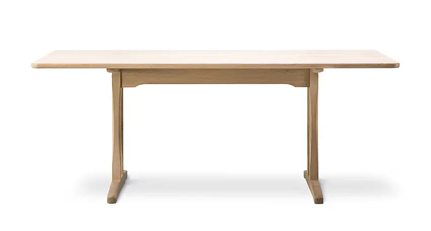 Fredericia - C18 Mogensen Shaker Esstisch, 180 x 90 cm, eiche geseift