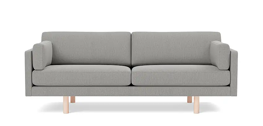 Fredericia - EJ220 Sofa 2-Sitzer, 100 cm, eiche geseift / re-wool 128