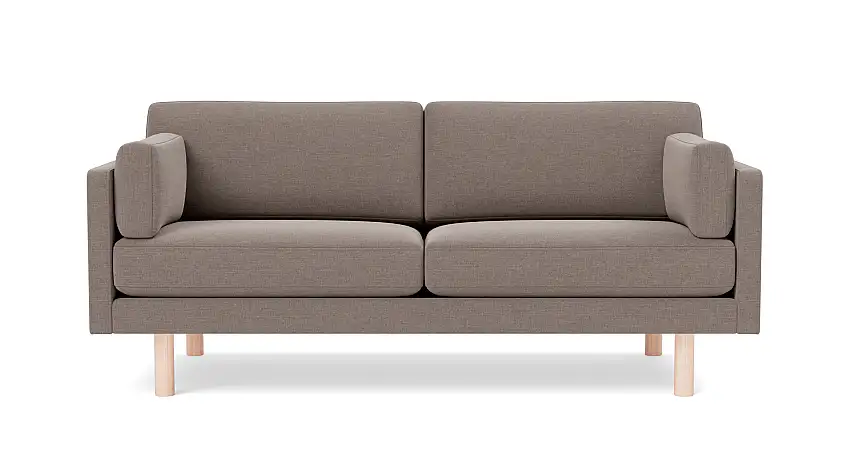 Fredericia - EJ220 Sofa 2-Sitzer, 86 cm, eiche geseift / erik, 9998 broken grey