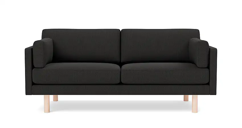 Fredericia - EJ220 Sofa 2-Sitzer, 86 cm, eiche geseift / re-wool 198