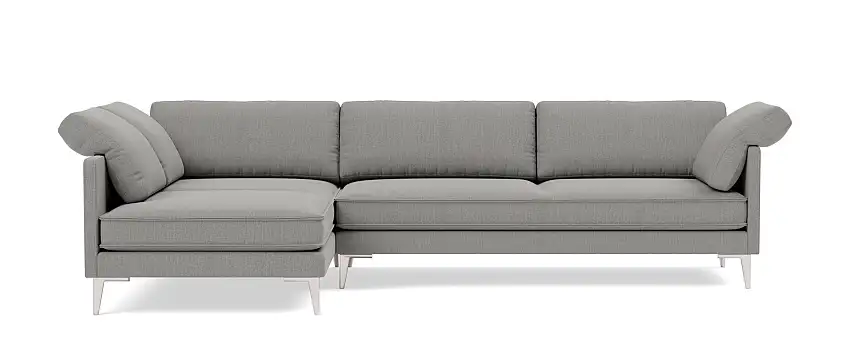 Fredericia - EJ295 Chaise Sofa, links, chrom / re-wool 128