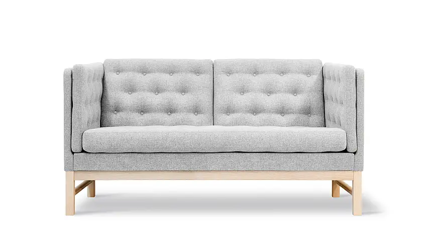 Fredericia - EJ315 Sofa 2-Sitzer, eiche geseift / hallingdal 116