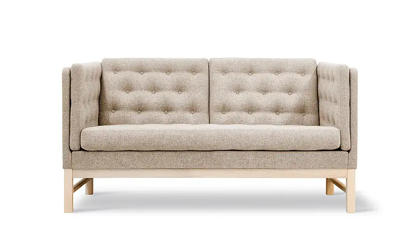 Fredericia - EJ315 Sofa 2-Sitzer, eiche geseift / hallingdal 200