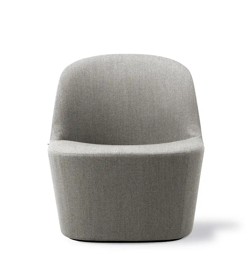 Fredericia - Gomo Lounge Chair, swiviel base / re-wool 128