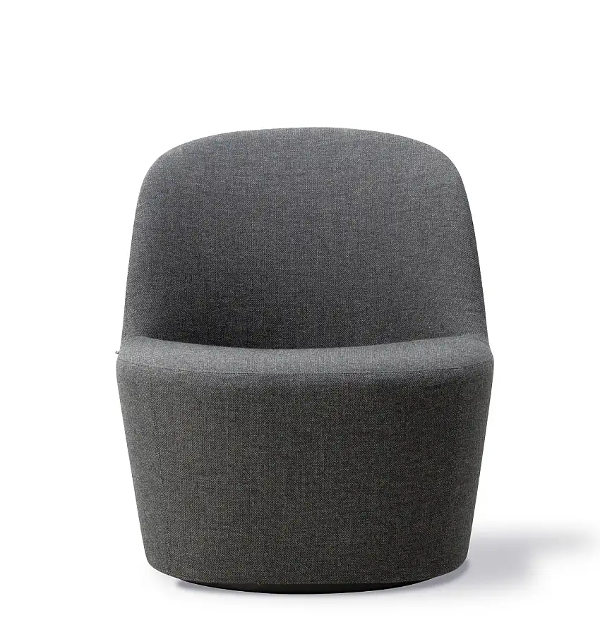 Fredericia - Gomo Lounge Chair, swiviel base / re-wool 198