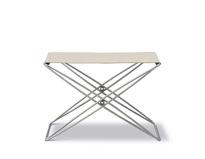Fredericia - JG Folding Stool, canvas natur