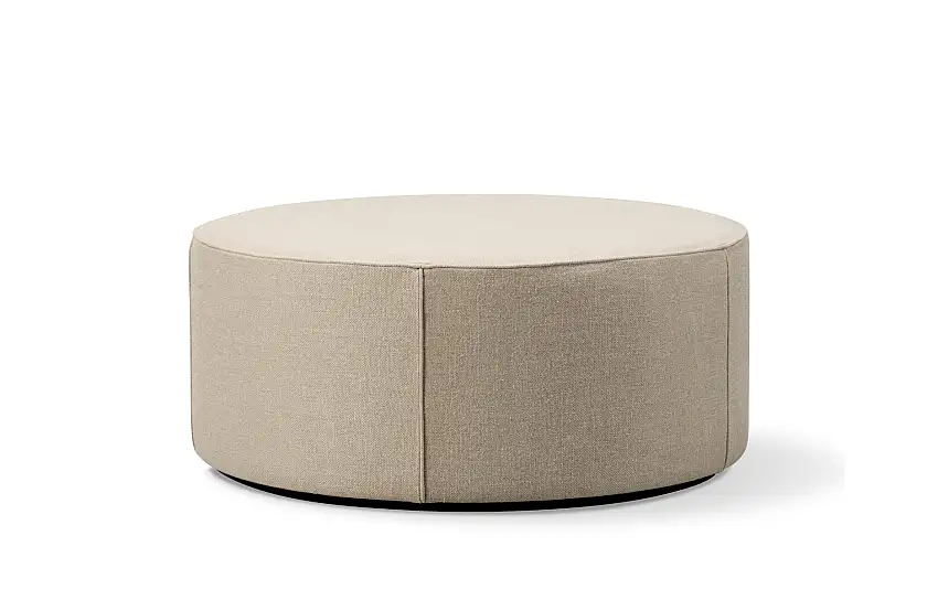 Fredericia - Mono Pouf, Ø 90 cm, grand linen 0024