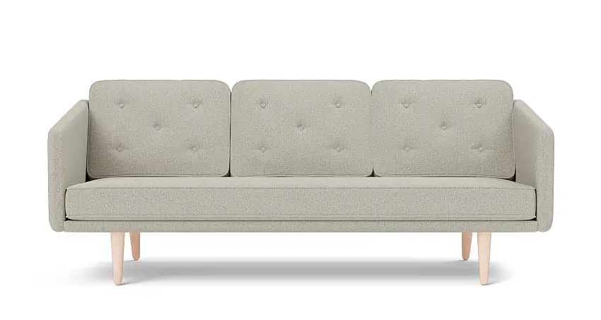 Fredericia - No. 1 Sofa, eiche geseift / bardal 220