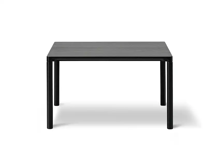 Fredericia - Piloti Wood Couchtisch, 63 x 63 cm, eiche schwarz lackiert