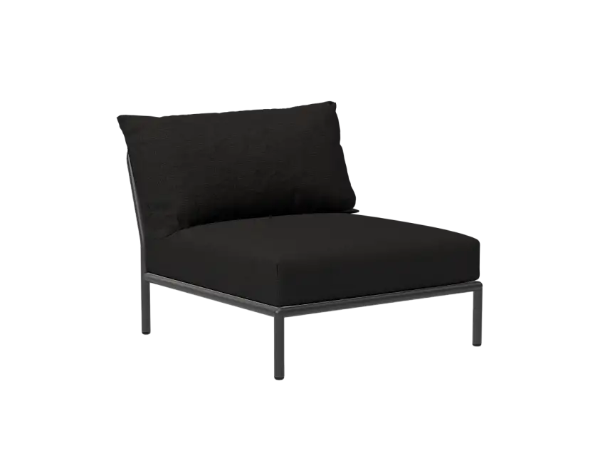 HOUE - Level 2 Loungesessel, dark grey / char