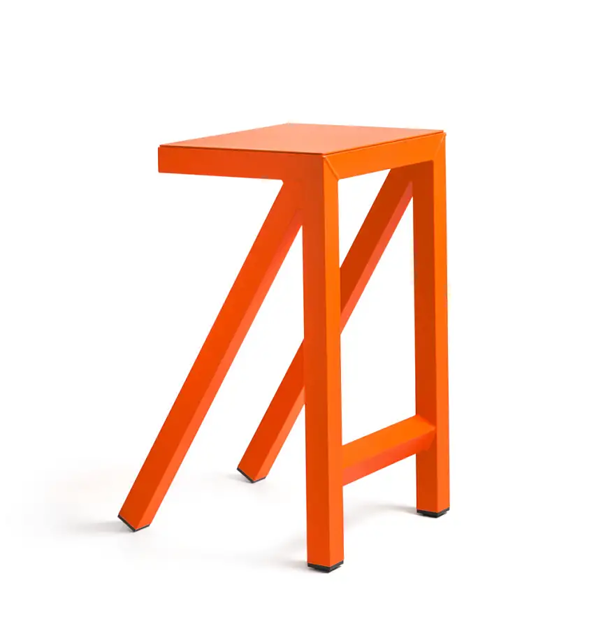Magis - Bureaurama Barhocker, höhe 62 cm, orange