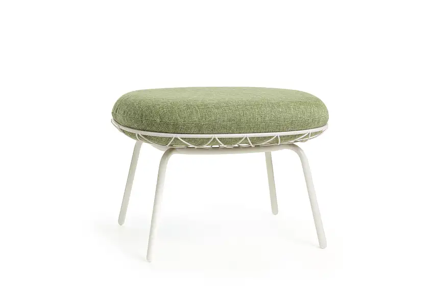 Magis - Piña Outdoor Ottoman, weiß / grün