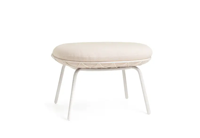 Magis - Piña Outdoor Ottoman, weiß / weiß