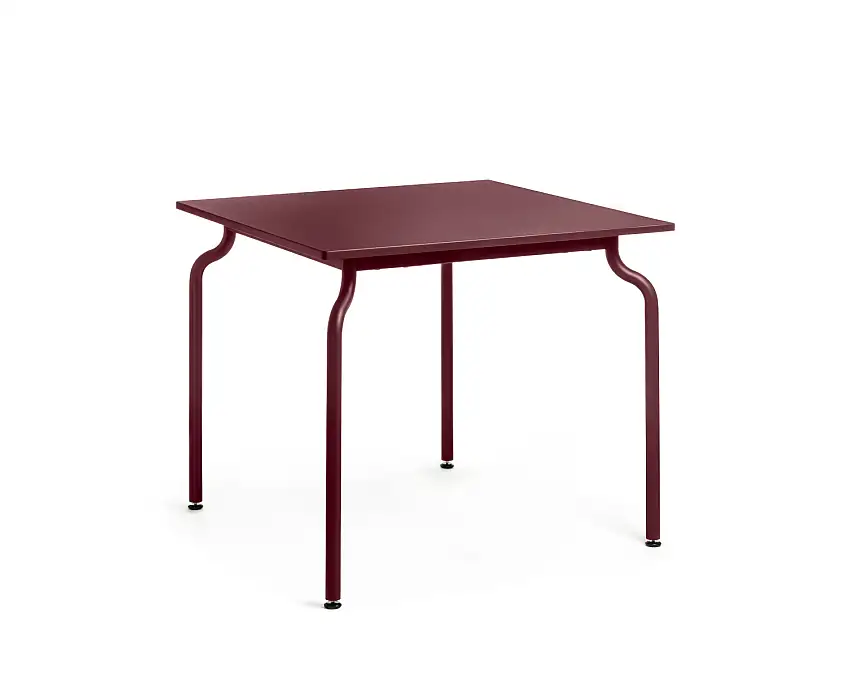 Magis - South Esstisch, 90 x 90 cm, bordeaux