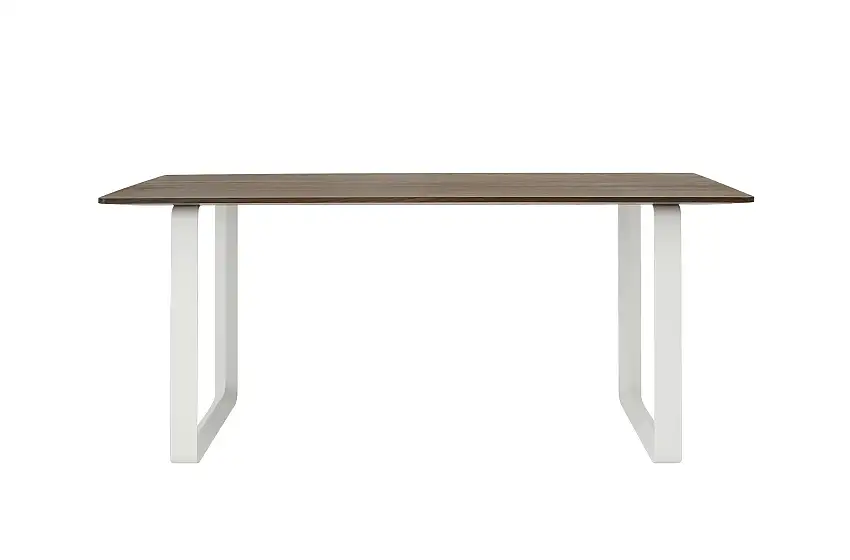 Muuto - 70/70 Tisch, 170 x 85 cm, eiche massiv geräuchert / grau