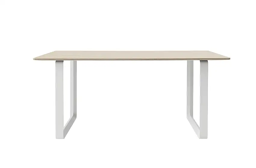 Muuto - 70/70 Tisch, 170 x 85 cm, eichenfurnier / weiß