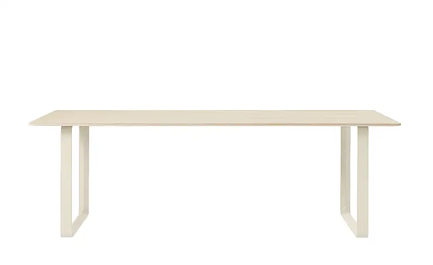 Muuto - 70/70 Tisch, 225 x 90 cm, eichenfurnier / sand