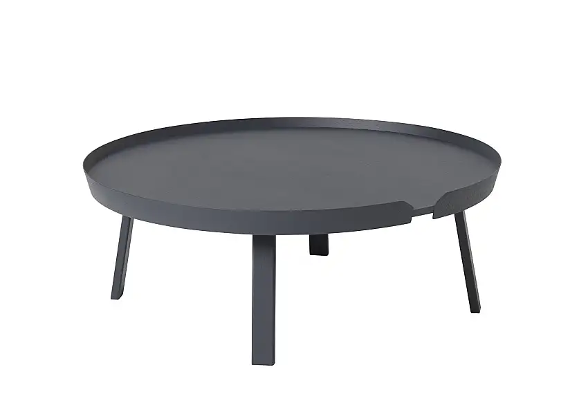 Muuto - Around Couchtisch, Ø 95 cm, anthrazit
