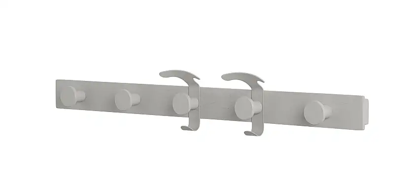 Muuto - Avail Wandgarderobe, grau / grau