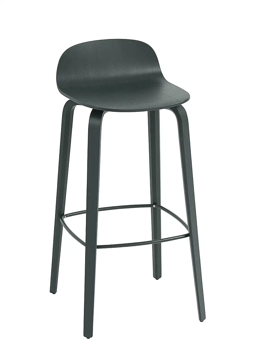 Muuto - Visu Barhocker, höhe 75 cm, dunkelgrün