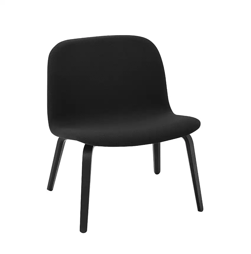 Muuto - Visu Lounge Chair, steelcut 190 / schwarz