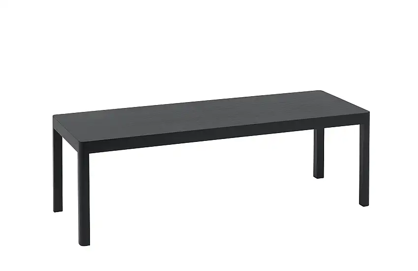 Muuto - Workshop Couchtisch, 120 x 43 cm, eiche schwarz
