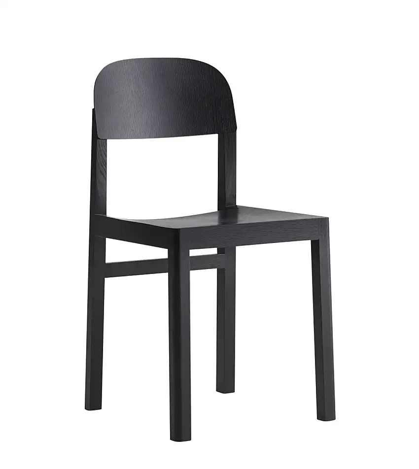 Muuto - Workshop Stuhl, schwarz