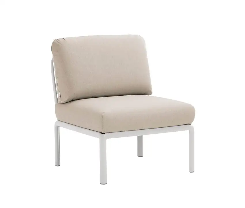 Nardi - Komodo Modulsofa Mittelelement, weiß / tech panama