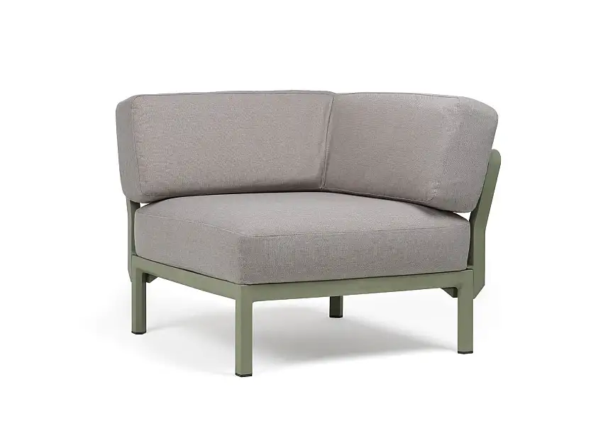 Nardi - Maximo Modulsofa Eckelement, cactus / lava sunbrella