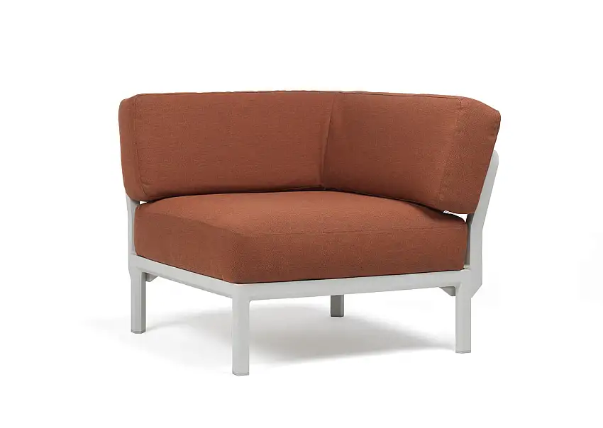 Nardi - Maximo Modulsofa Eckelement, gesso / cannella sunbrella