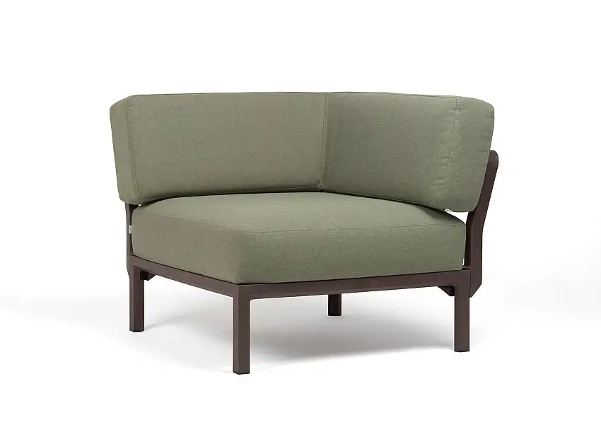 Nardi - Maximo Modulsofa Eckelement, terra / timo sunbrella
