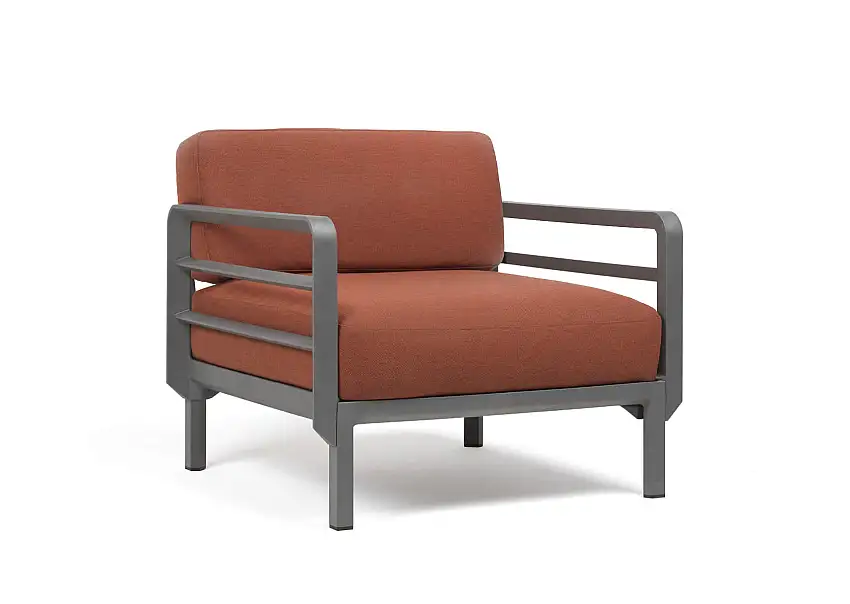 Nardi - Maximo Poltrona Sessel, basalto / cannella sunbrella