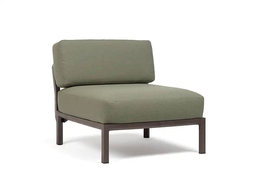 Nardi - Maximo Modulsofa Mittelelement, terra / timo sunbrella
