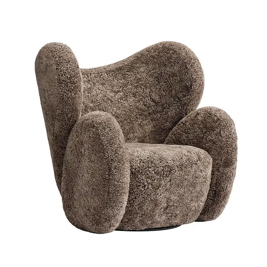 Norr11 - Big Big Chair, sheepskin sahara