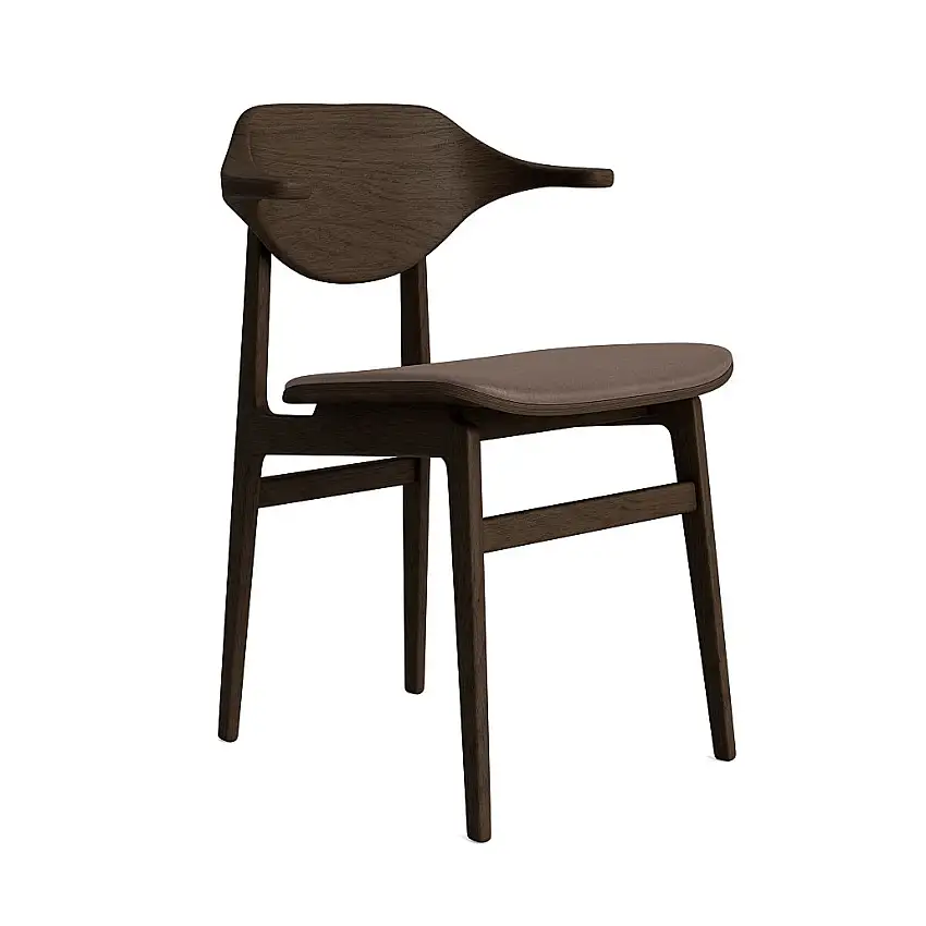 Norr11 - Bufala Stuhl, eiche geräuchert / dunes dark brown 21001