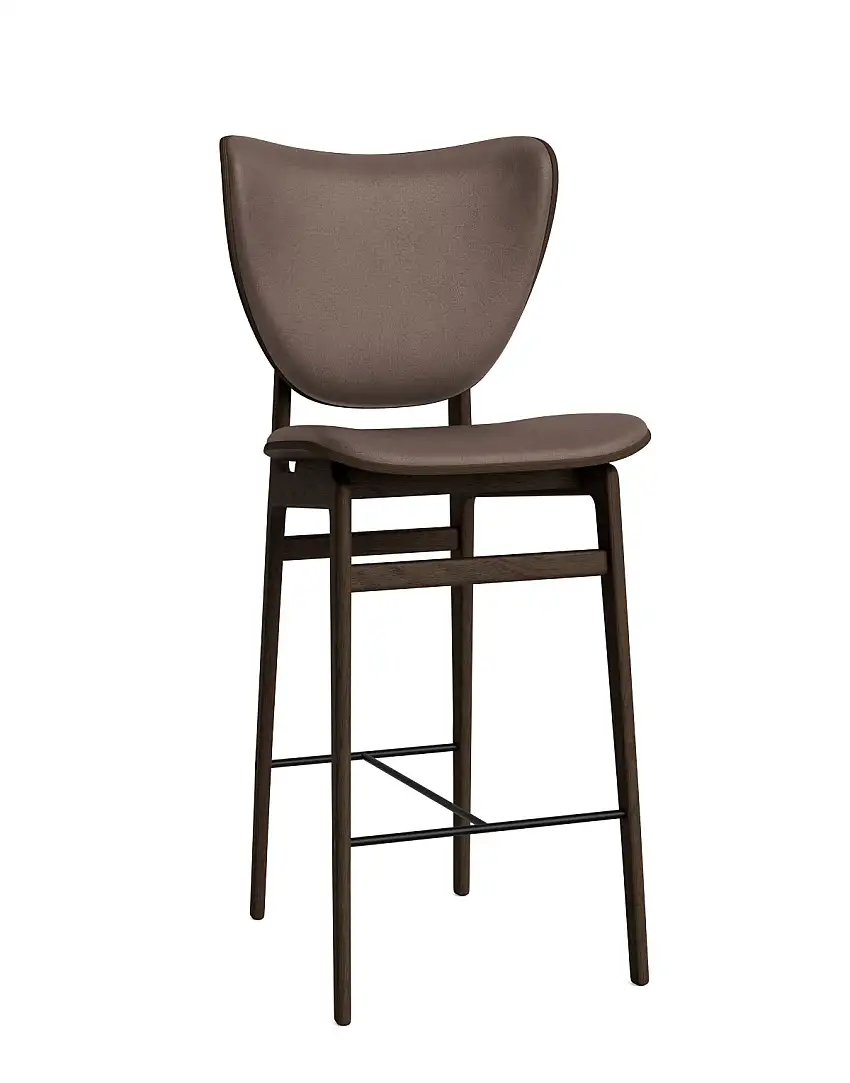 Norr11 - Elephant Barhocker, höhe 65 cm, eiche geräuchert / dunes dark brown 21001