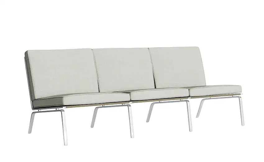 Norr11 - Man Sofa 3-Sitzer, kvadrat - canvas 2 - 114