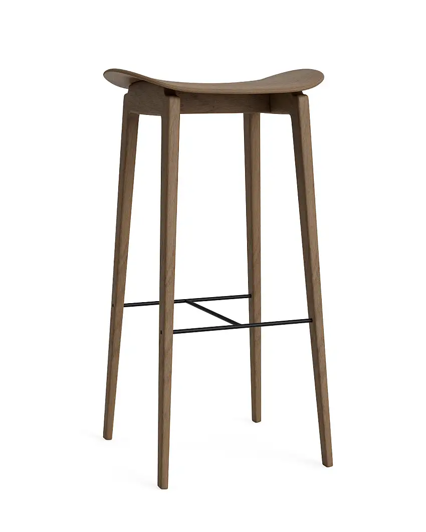 Norr11 - NY11 Barhocker, höhe 75 cm, eiche hell geräuchert