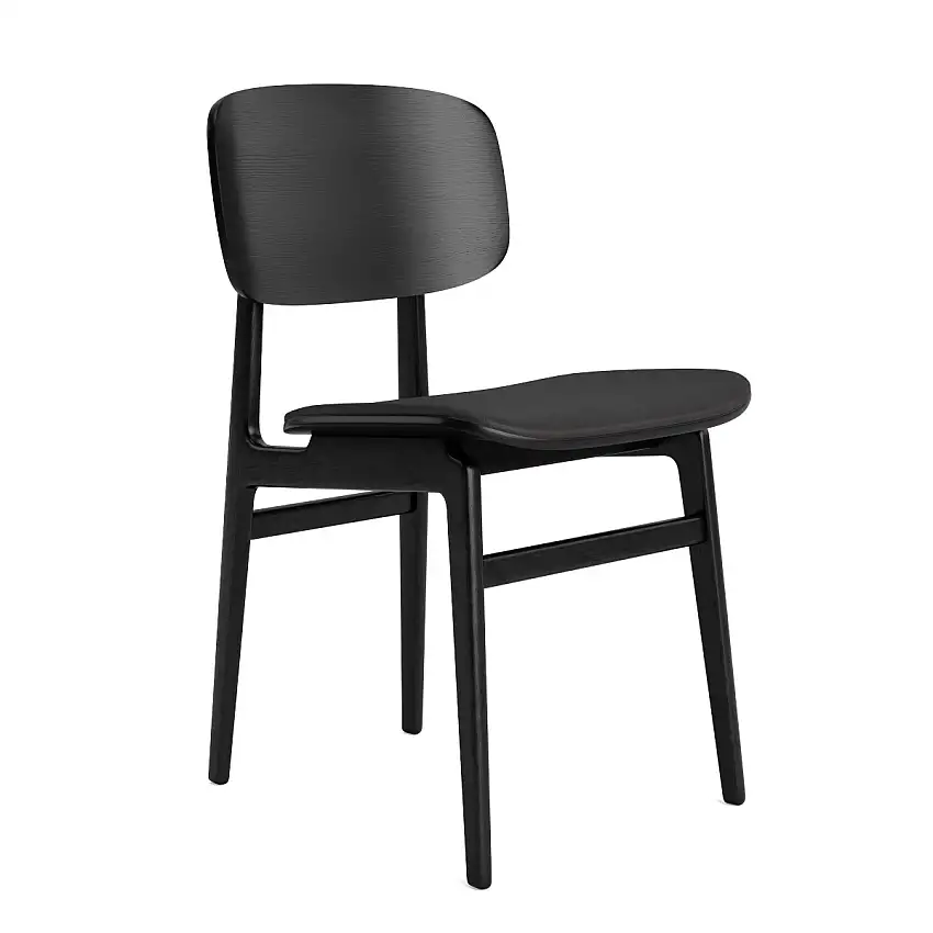 Norr11 - NY11 Stuhl, eiche schwarz / dunes anthrazit 21003