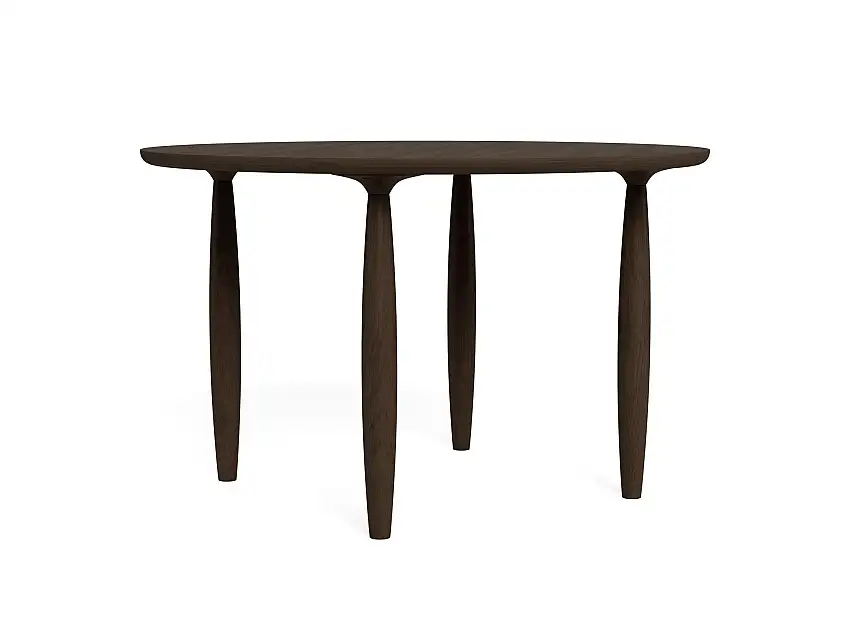 Norr11 - Oku Esstisch, Ø 120 cm, eiche geräuchert