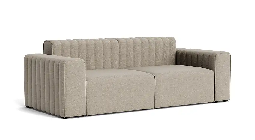Norr11 - Riff Sofa 2-Sitzer, nina - linen col 02