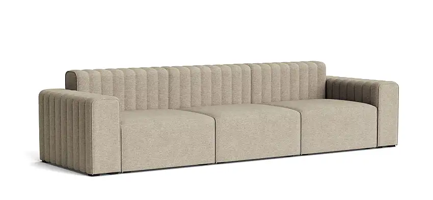Norr11 - Riff Sofa 3-Sitzer, barnum boucle 03