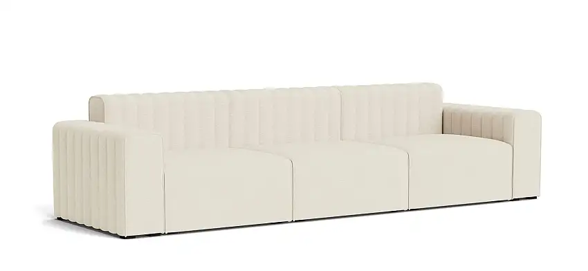 Norr11 - Riff Sofa 3-Sitzer, barnum boucle 24